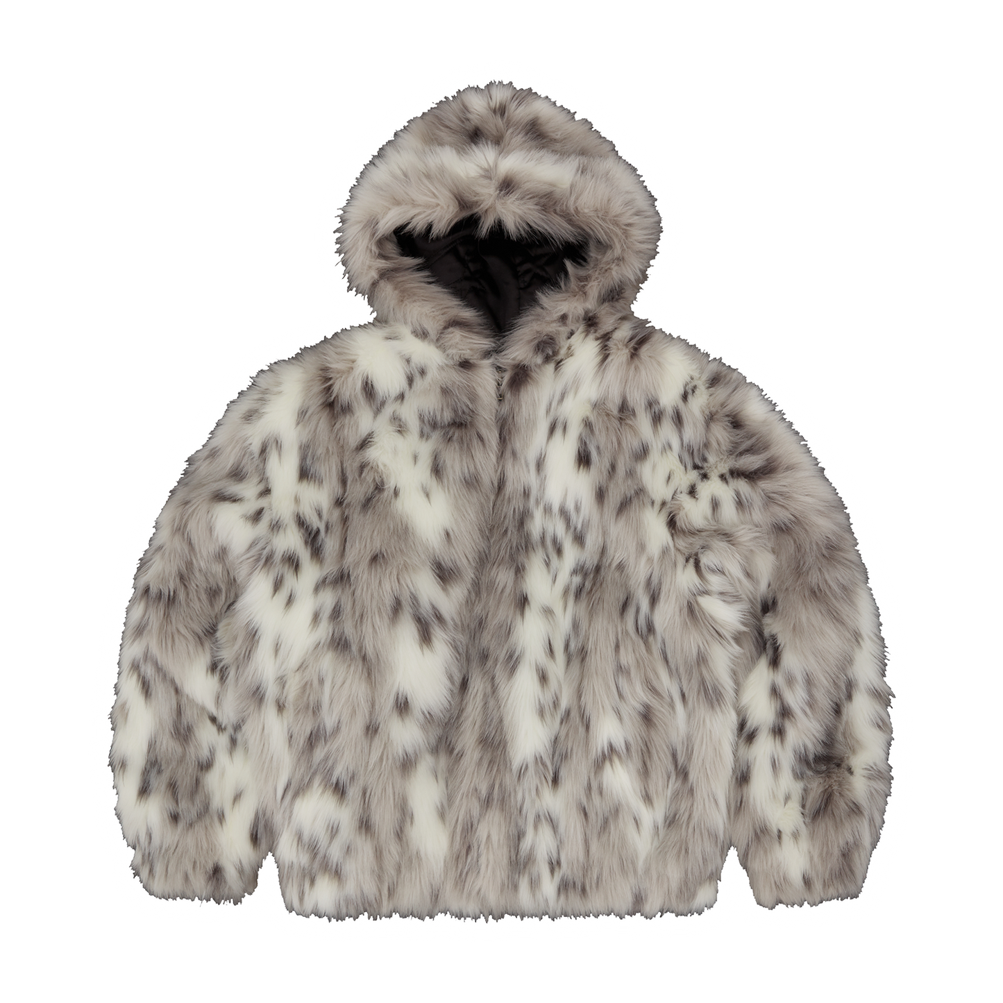 HOODED FUR JACKET [MULTI]